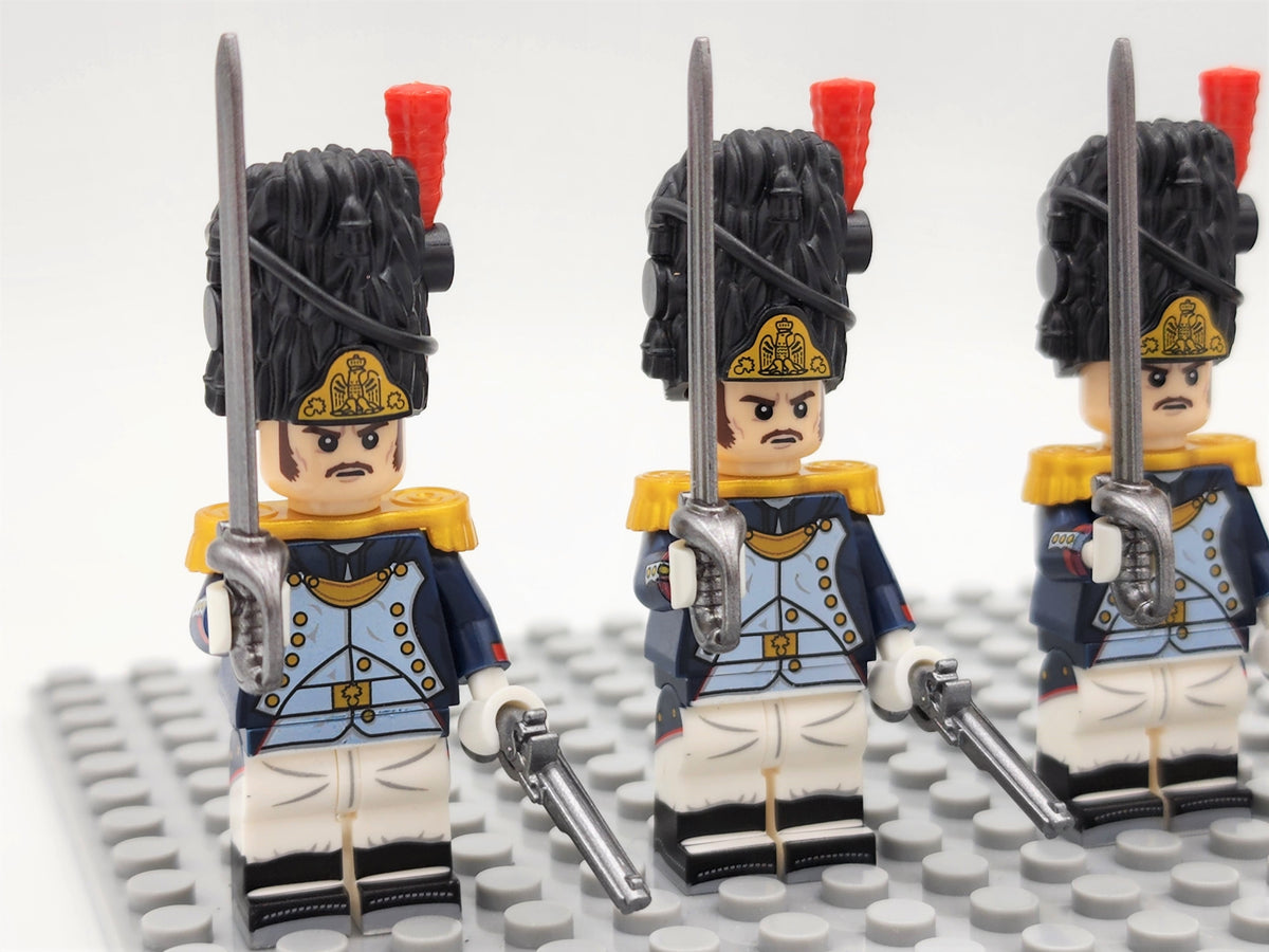 Officers of the Old Guard Grenadiers Custom 5 Minifigures Set N014