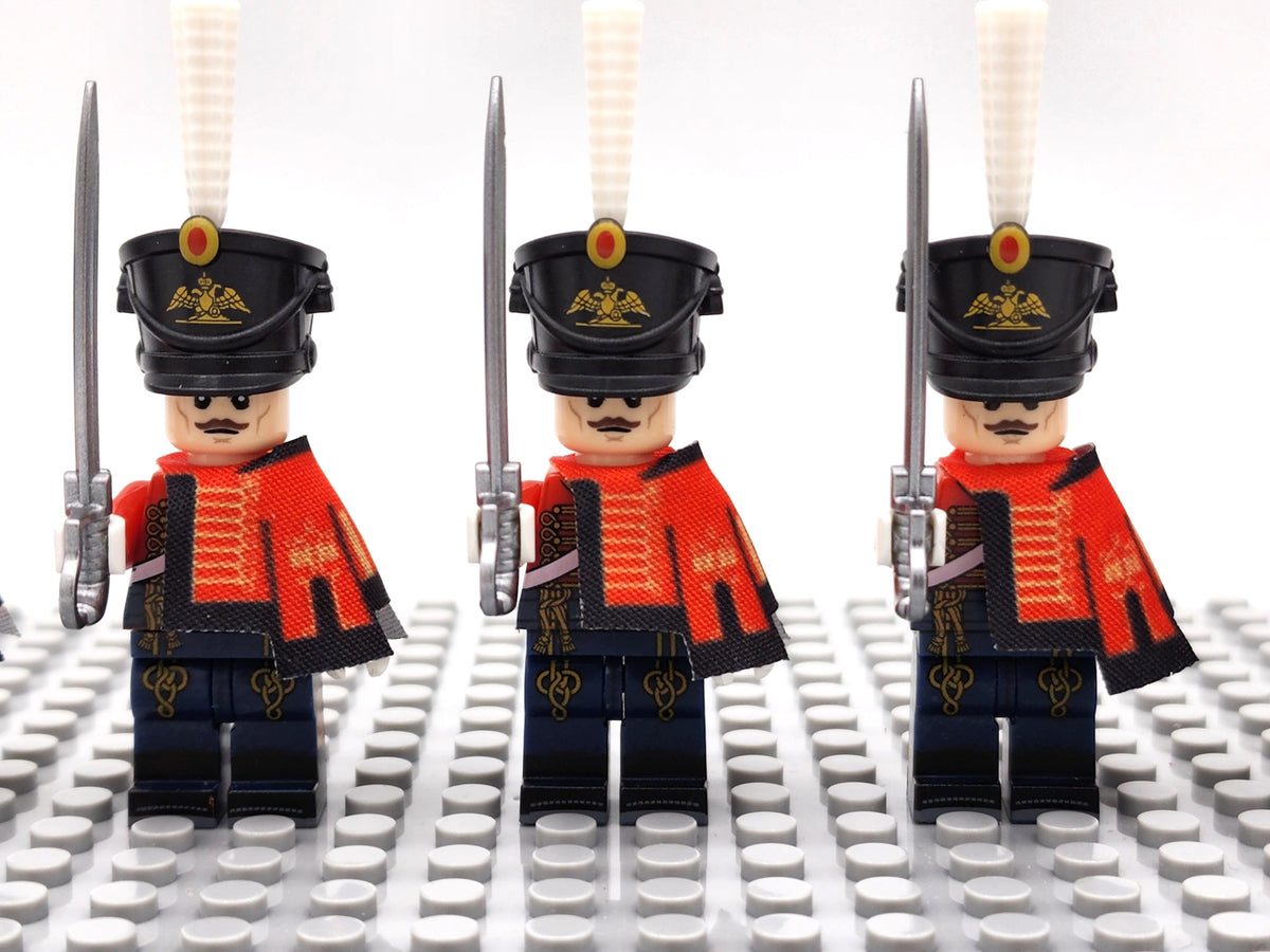 Russian Guard Hussar Custom 5 Minifigures Set N018