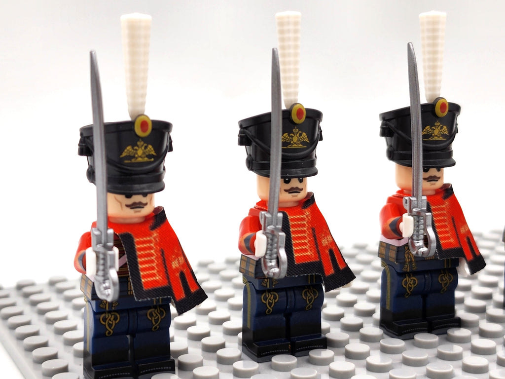 Russian Guard Hussar Custom 5 Minifigures Set N018
