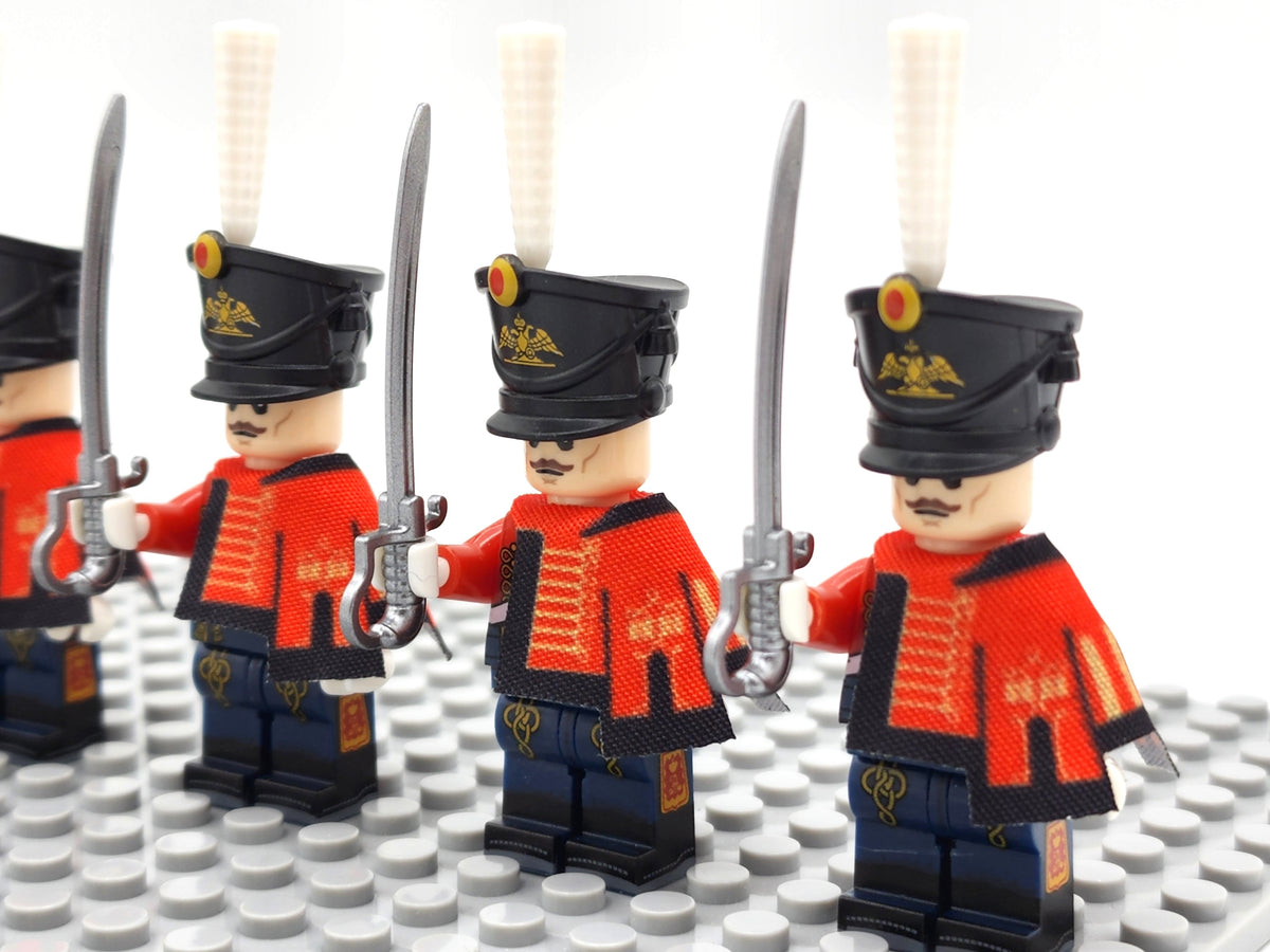 Russian Guard Hussar Custom 5 Minifigures Set N018