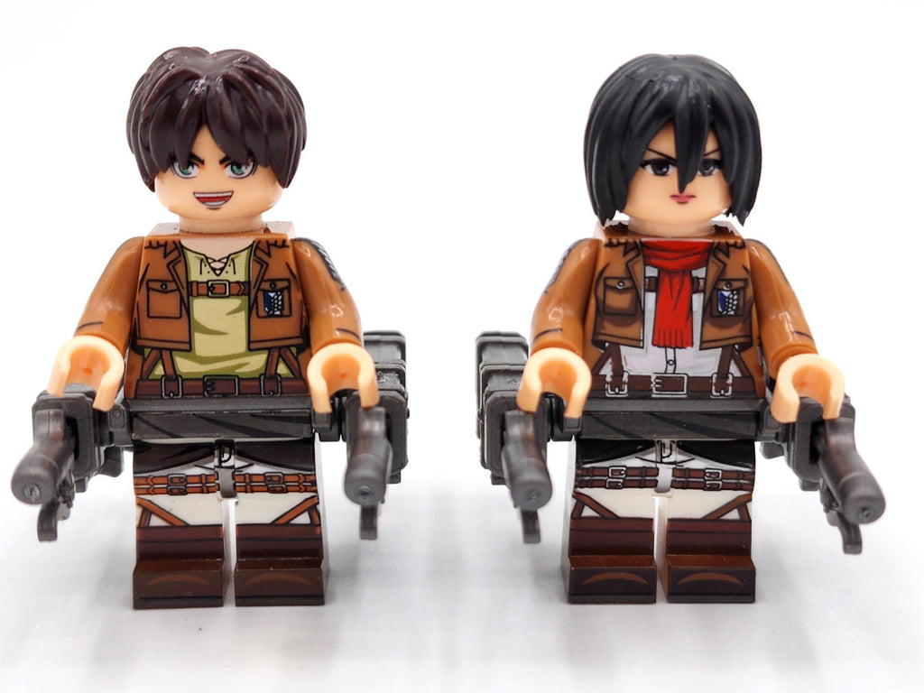 Attack on Titans TV Series Custom Minifigures Set 8pcs