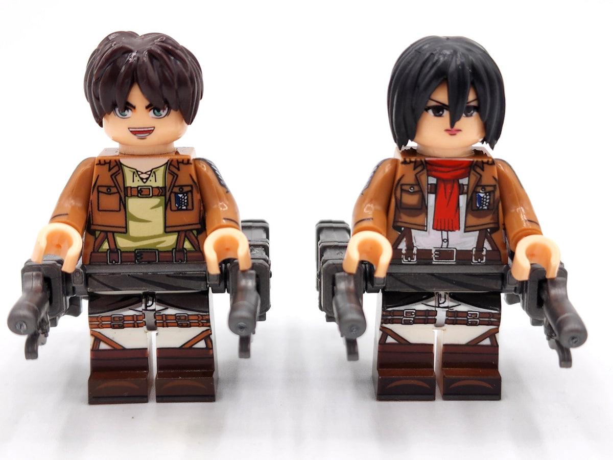 Attack on Titans TV Series Custom Minifigures Set 8pcs
