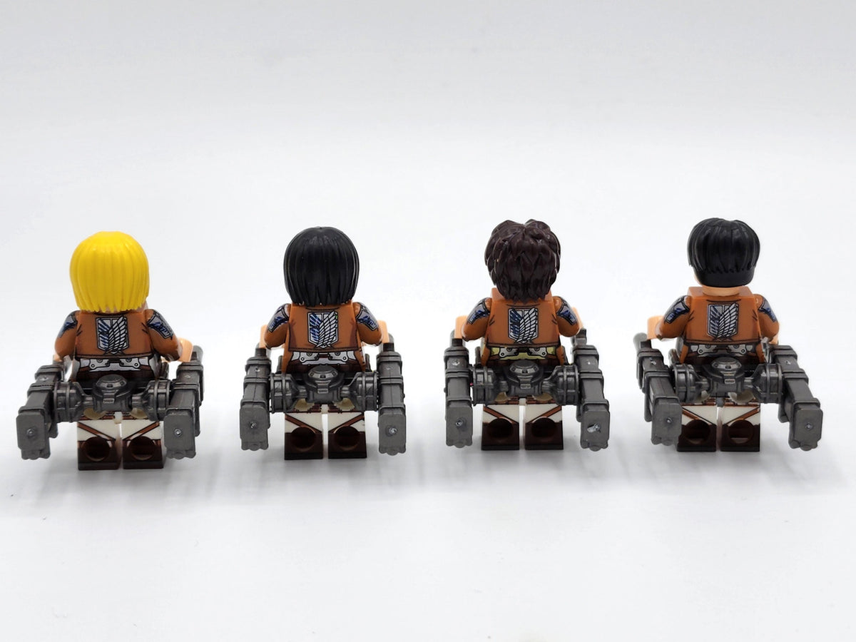 Attack on Titans TV Series Custom Minifigures Set 8pcs