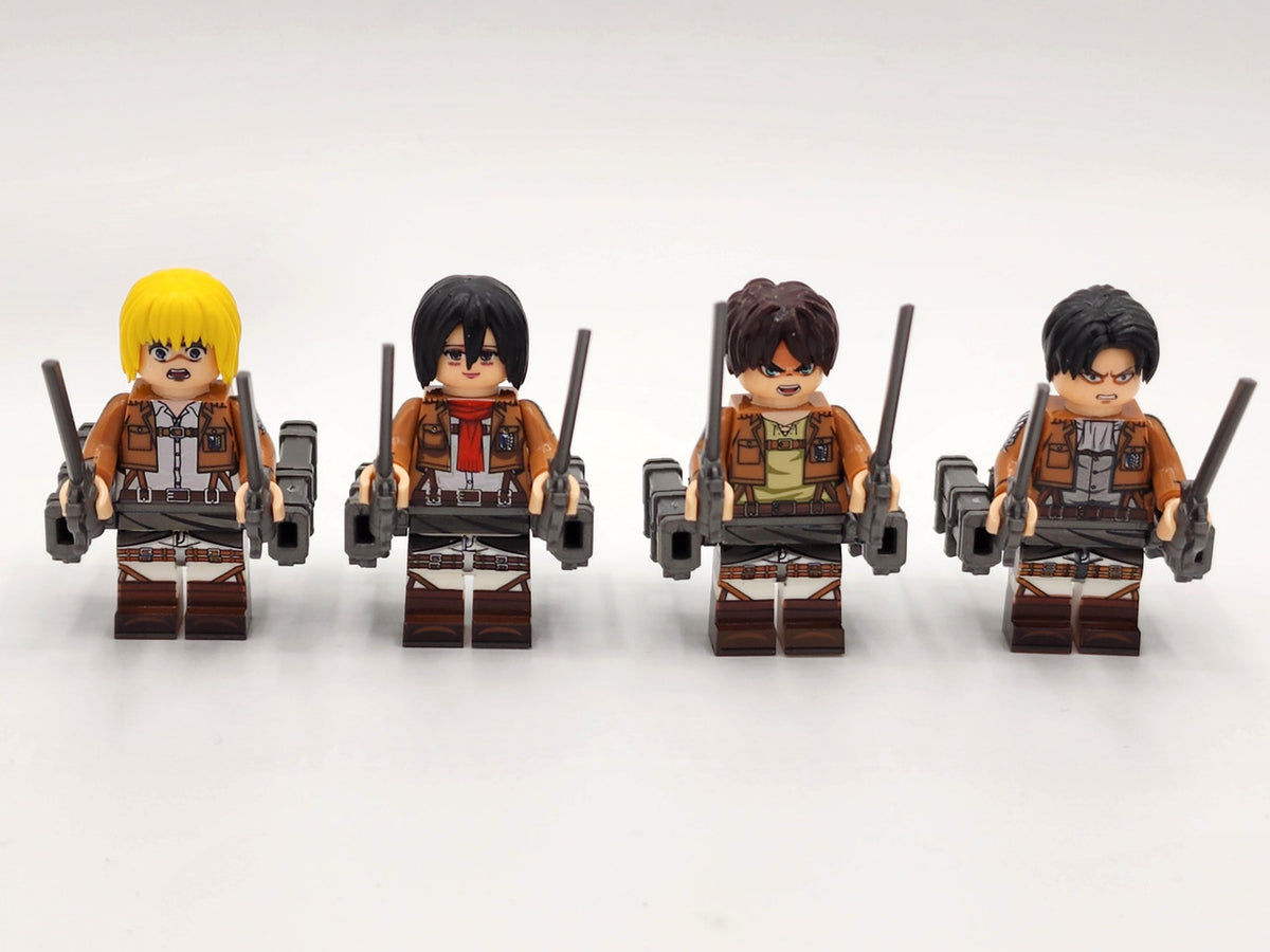 Attack on Titans TV Series Custom Minifigures Set 8pcs