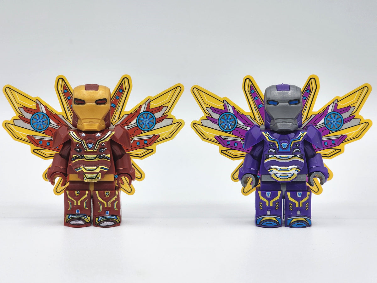 Super Heroes Iron Man Full Armor Custom 8 Minifigures Set