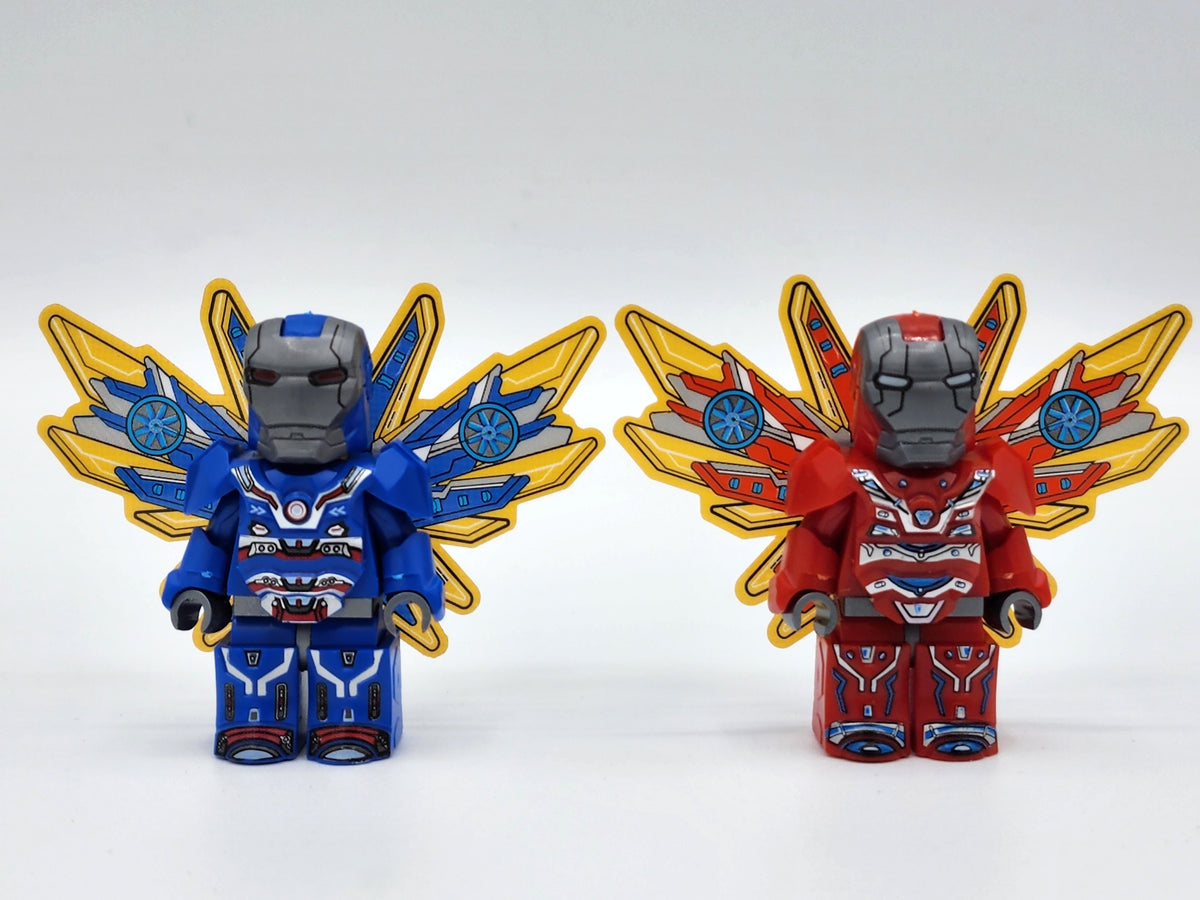 Super Heroes Iron Man Full Armor Custom 8 Minifigures Set