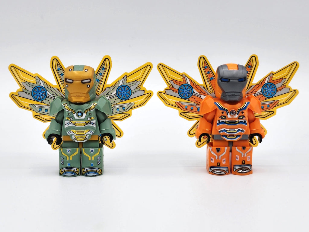 Super Heroes Iron Man Full Armor Custom 8 Minifigures Set