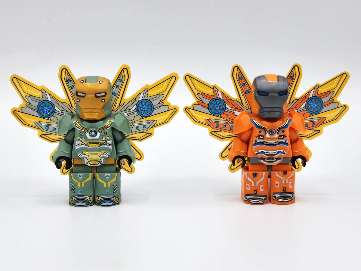 Super Heroes Iron Man Full Armor Custom 8 Minifigures Set