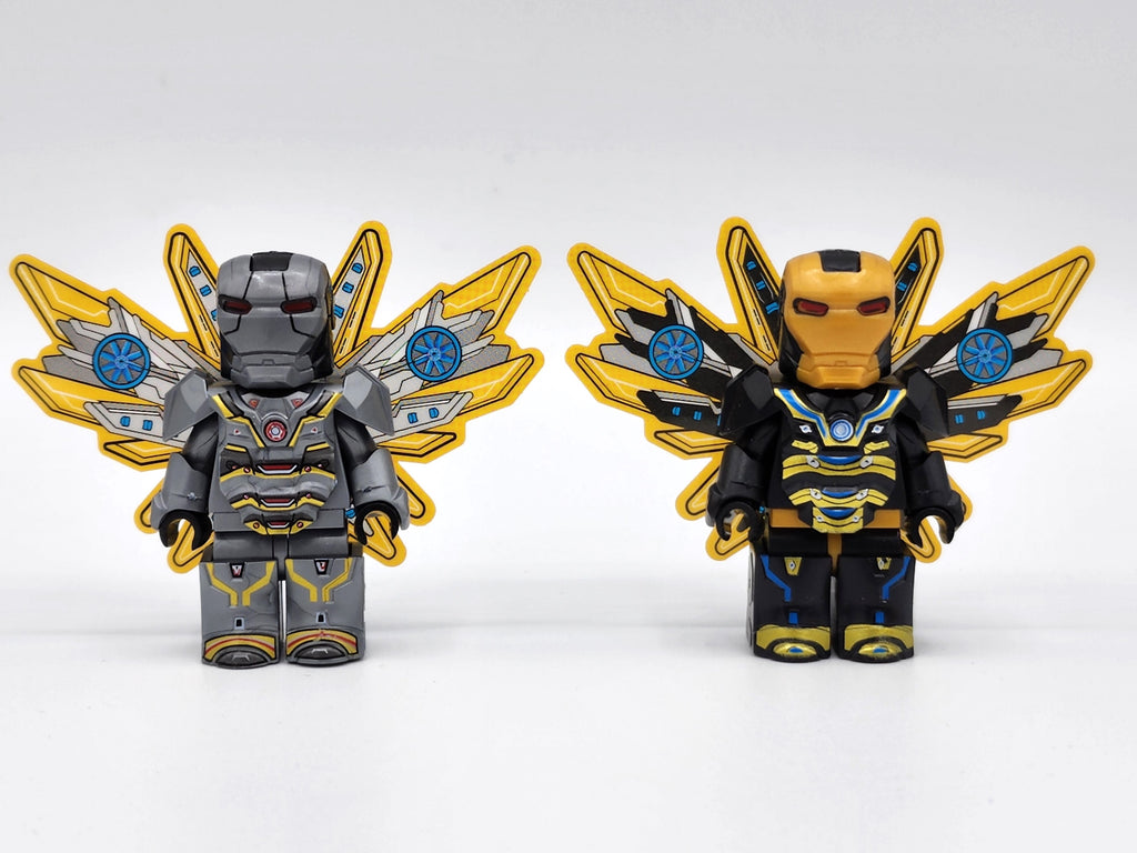 Super Heroes Iron Man Full Armor Custom 8 Minifigures Set