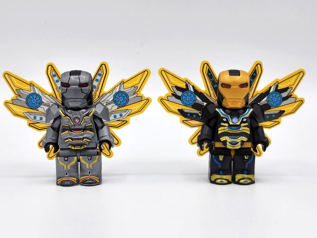 Super Heroes Iron Man Full Armor Custom 8 Minifigures Set