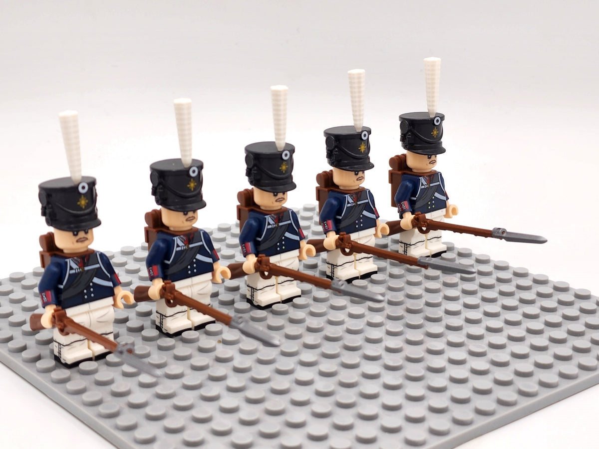 Prussian Guard Grendiers Custom 5 Minifigures Set N023