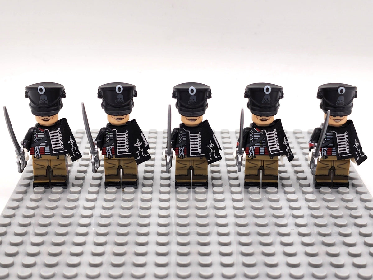 Prussian Totenkopf Hussars Custom 5 Minifigures Set N022