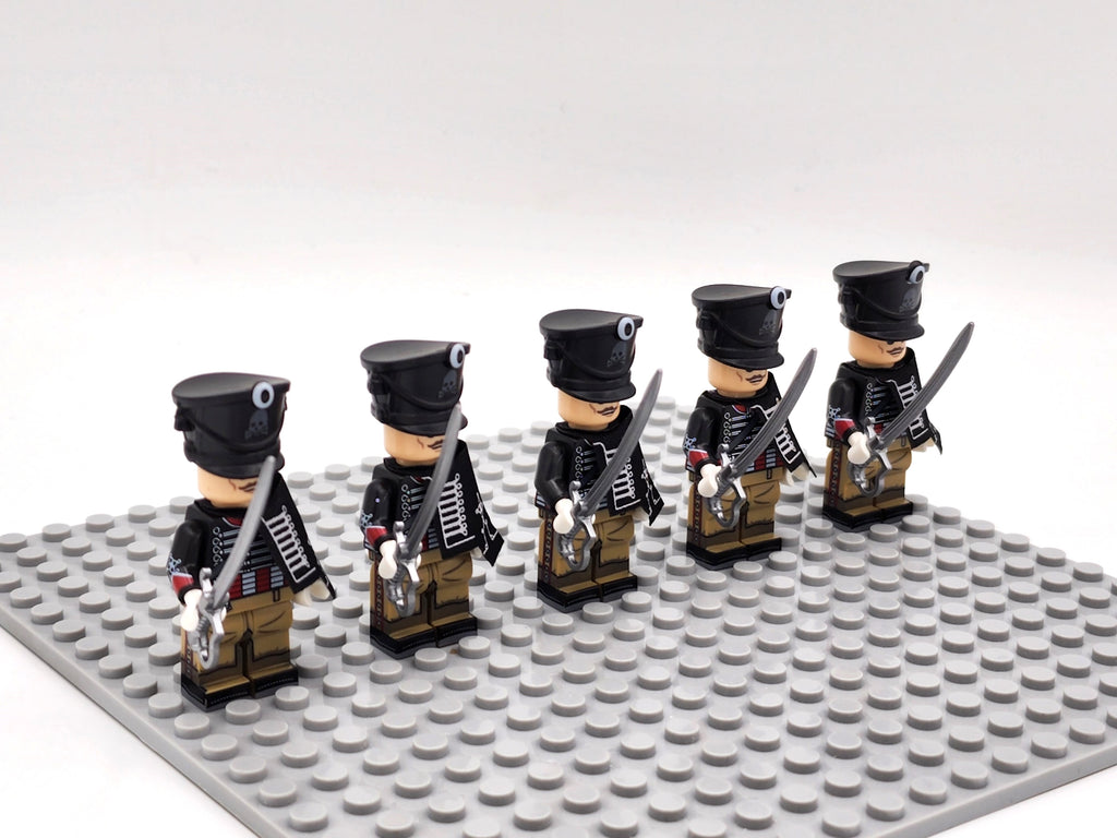 Prussian Totenkopf Hussars Custom 5 Minifigures Set N022