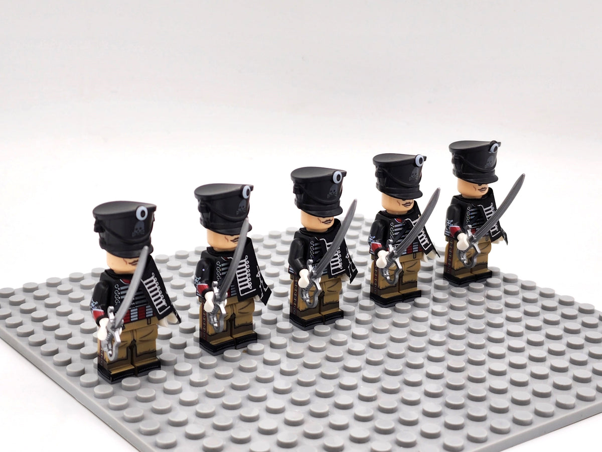 Prussian Totenkopf Hussars Custom 5 Minifigures Set N022