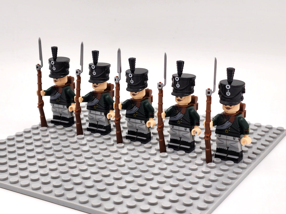 Prussian Silesian Chasseurs Custom 5 Minifigures Set N021