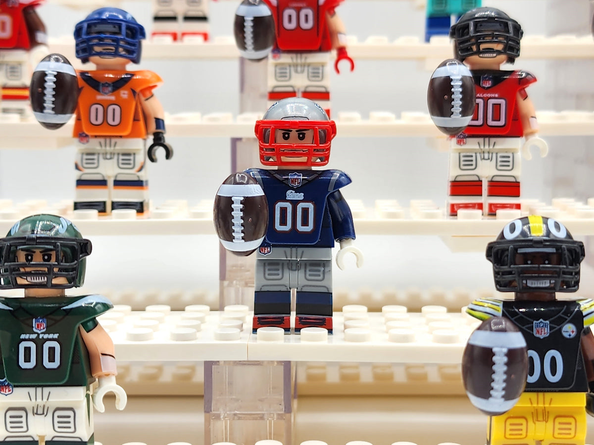 NFL Football All Teams Complete Assortment Custom Figures Set 32pcs (Display Stand Sold Separately)