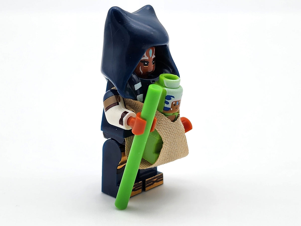 Star Wars Pav-ti and Baby Ahsoka Tano Custom Minifigure