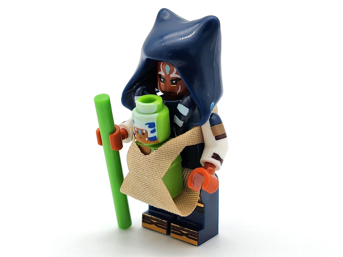 Star Wars Pav-ti and Baby Ahsoka Tano Custom Minifigure