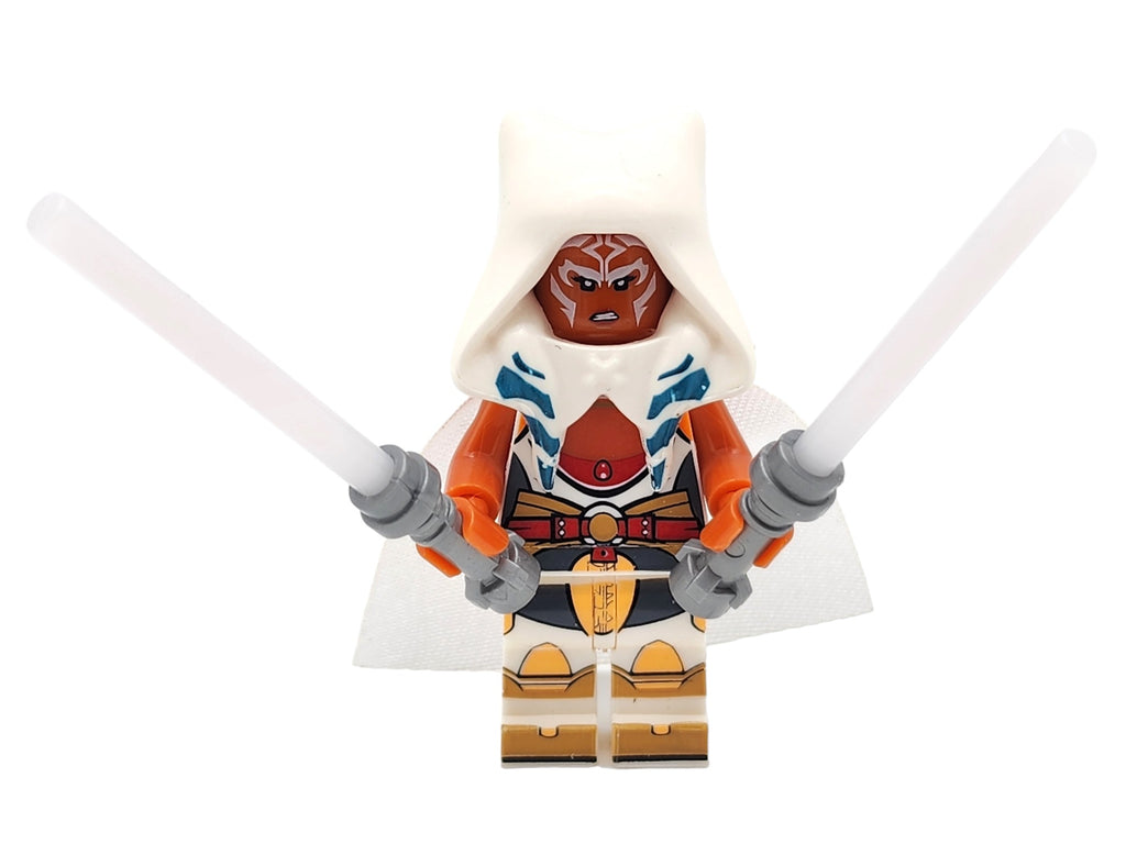 Star Wars Ahsoka Tano White Cloak Custom Minifigure
