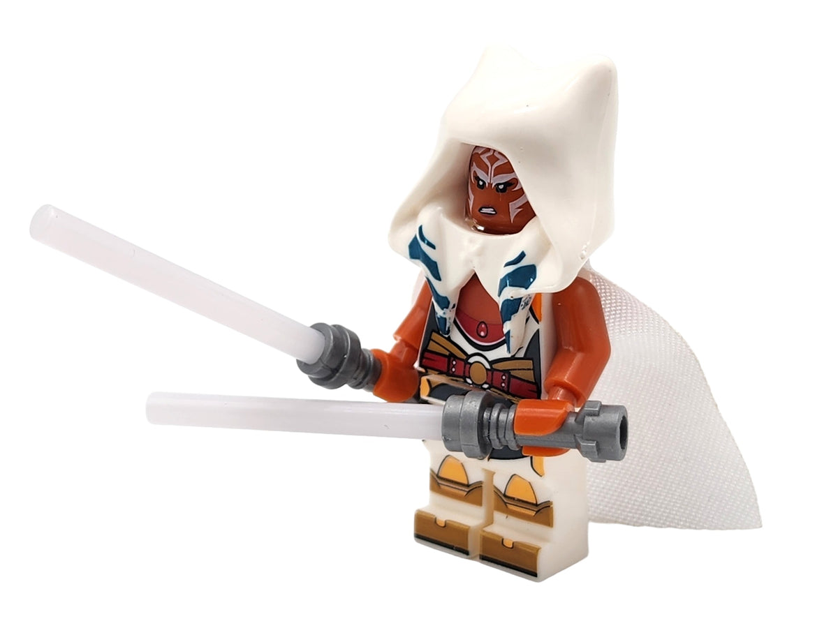 Star Wars Ahsoka Tano White Cloak Custom Minifigure