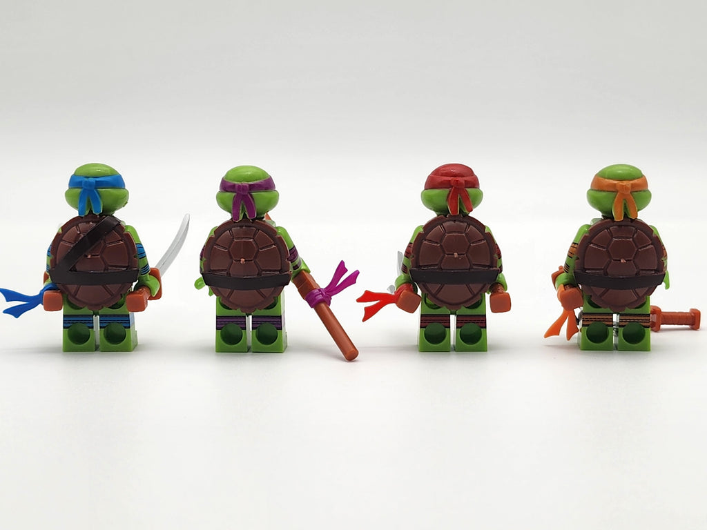 Ninja Turtles Custom Minifigure Set 4pcs