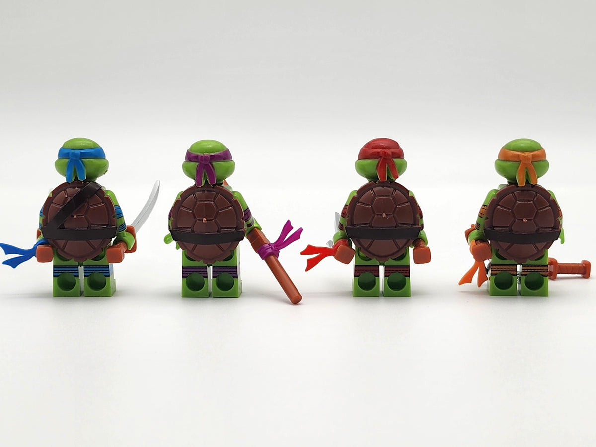 Ninja Turtles Custom Minifigure Set 4pcs
