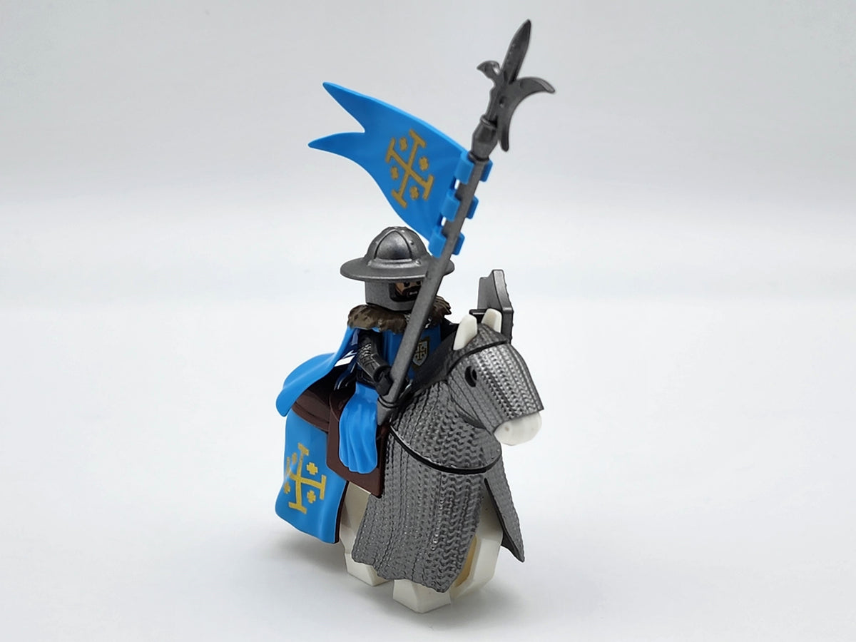 Mounted Knights of Jerusalem Armored Warhorse Set