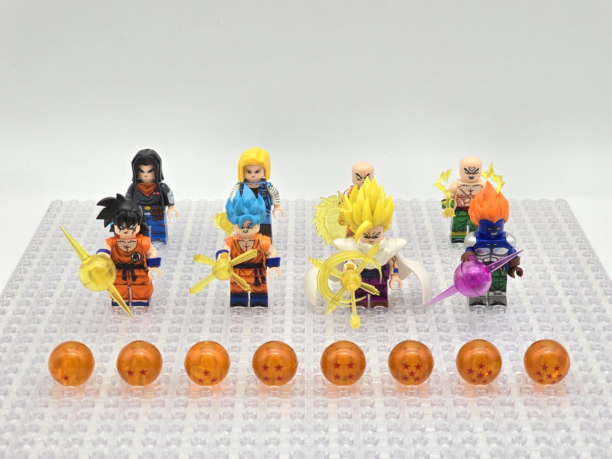 Dragonball Z Custom Minifigures Set 8pcs Set 2