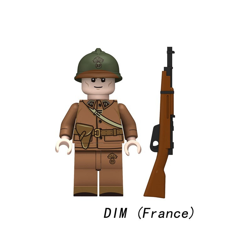 Historic Military Army Minifigures Single Sale
