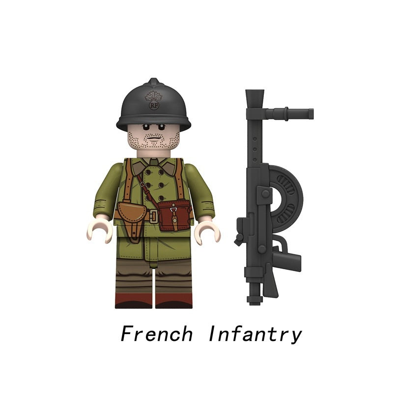 Historic Military Army Minifigures Single Sale