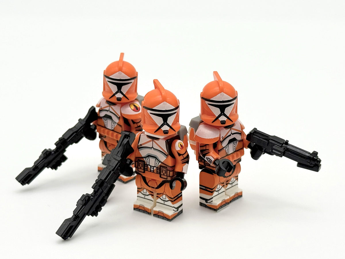 Star Wars Phase 1 Bomb Squad Clone Trooper Custom Minifigures