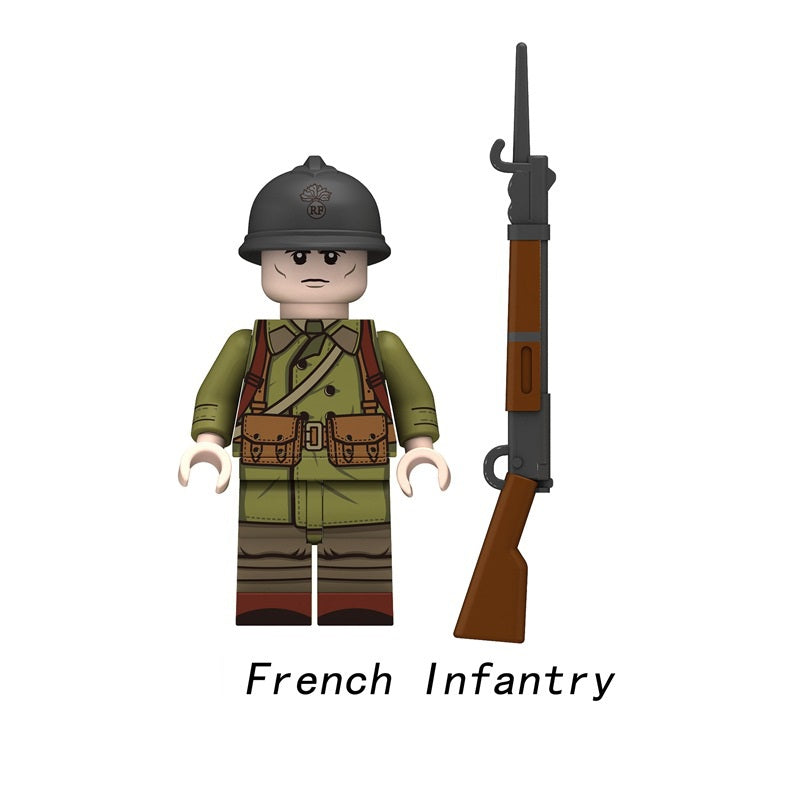 Historic Military Army Minifigures Single Sale