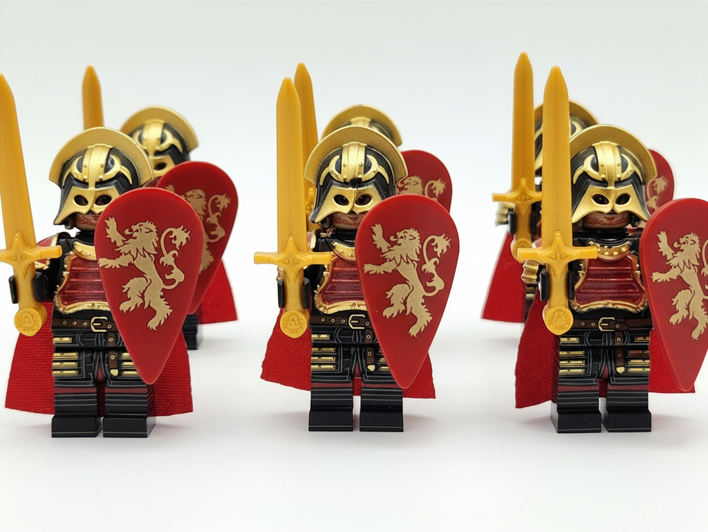 Game of Thrones House Lannister The Golden Knights Custom Minifigures Set