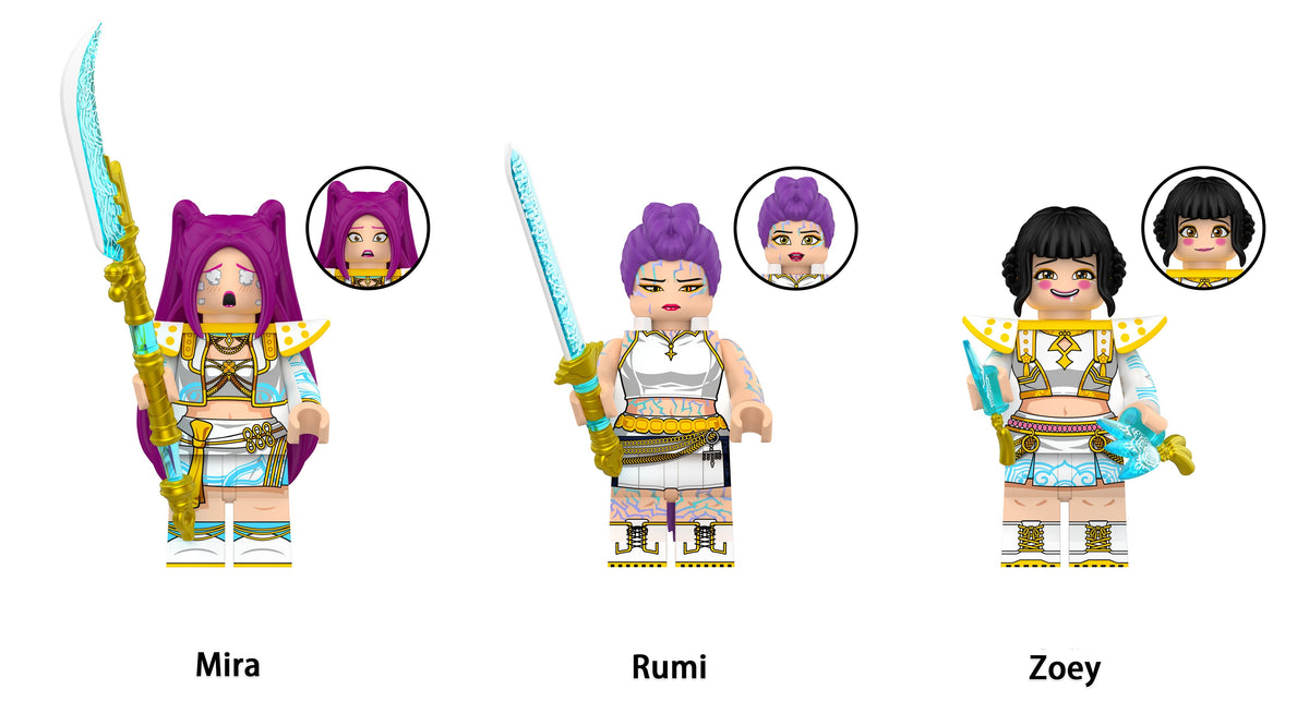 Kpop Demon Hunters Movie Custom Minifigures Set