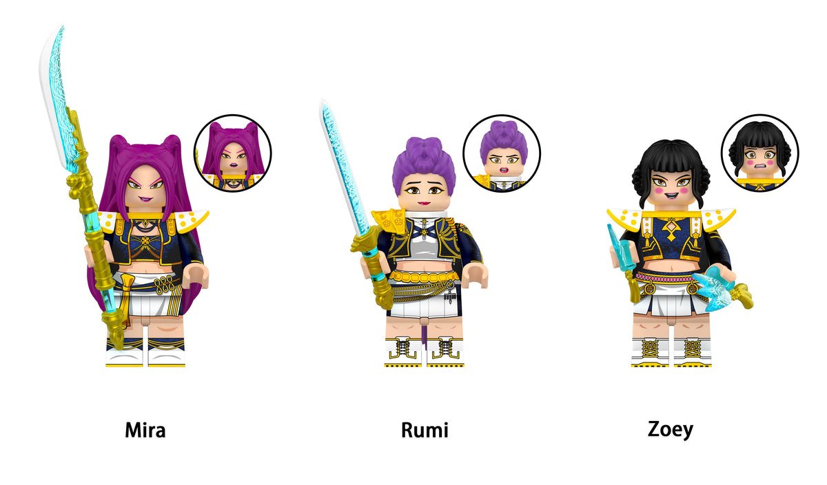 Kpop Demon Hunters Movie Custom Minifigures Set