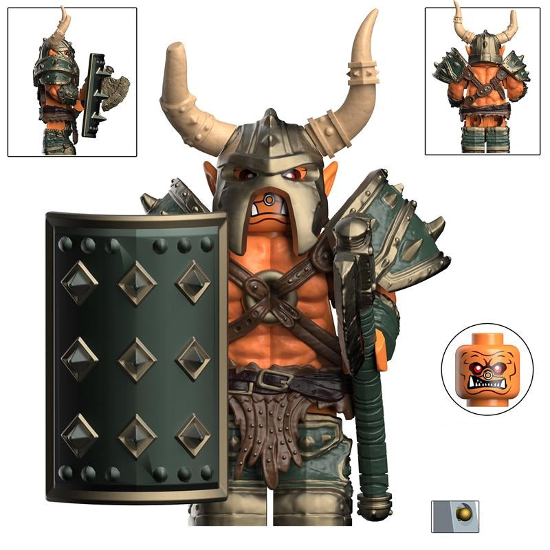 World of Warcraft WoW Orc The Horde Custom Minifigures