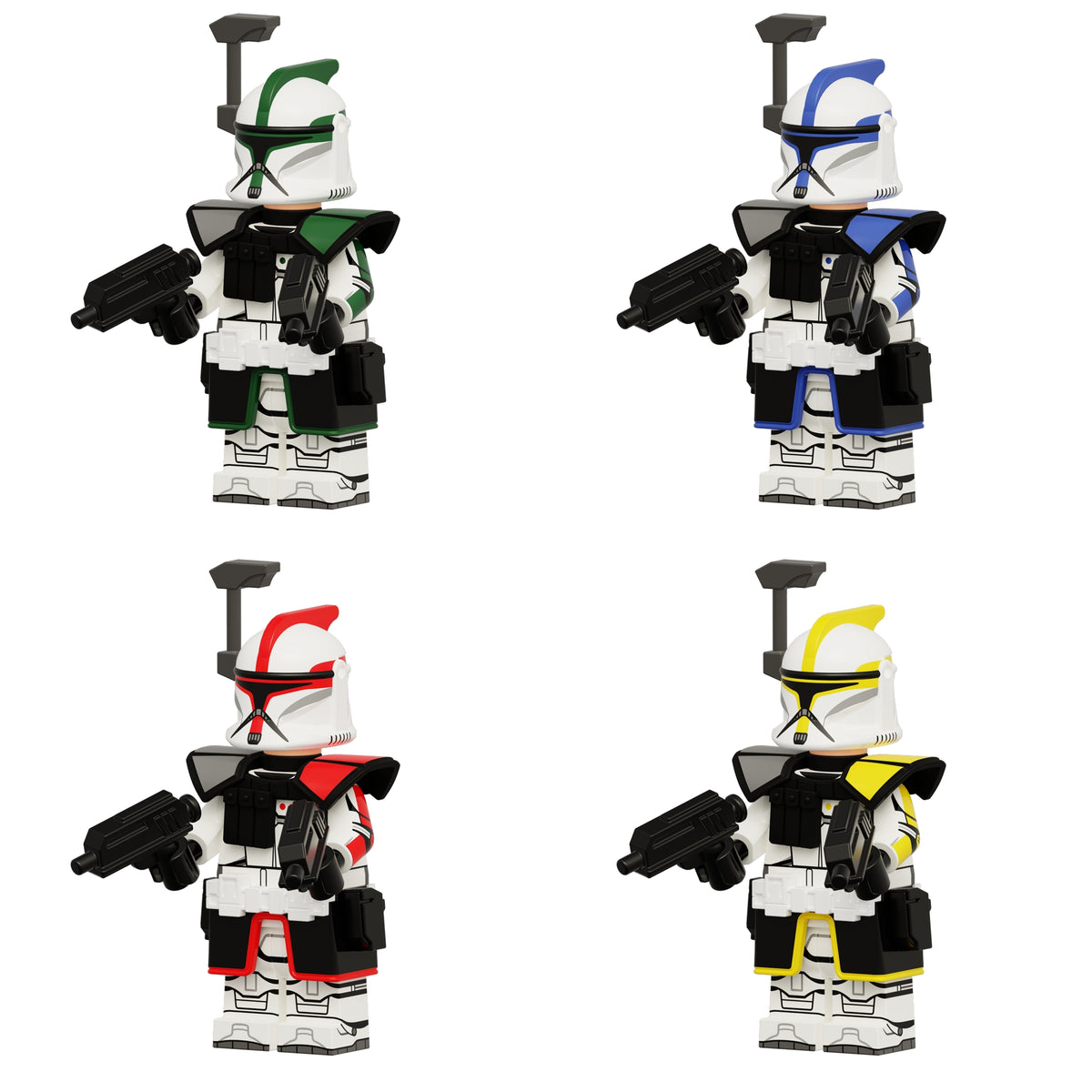 Star Wars Phase 1 ARC Troopers Ranked Custom Minifigures