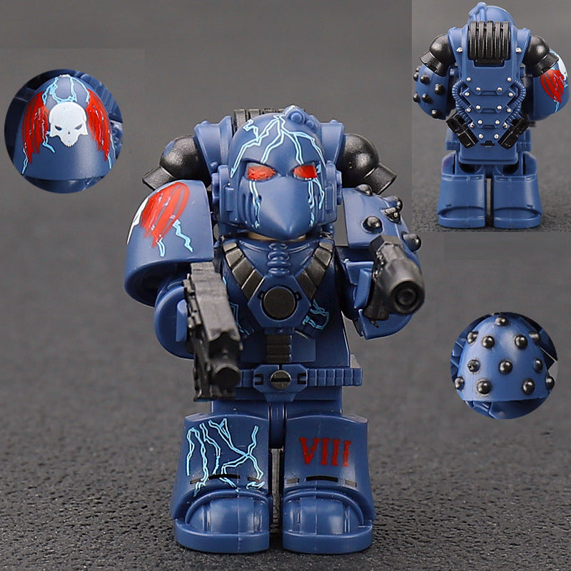 Warhammer 40K MK6 Series Space Marine Sons of Horus Night Lords Assortment Minifigures