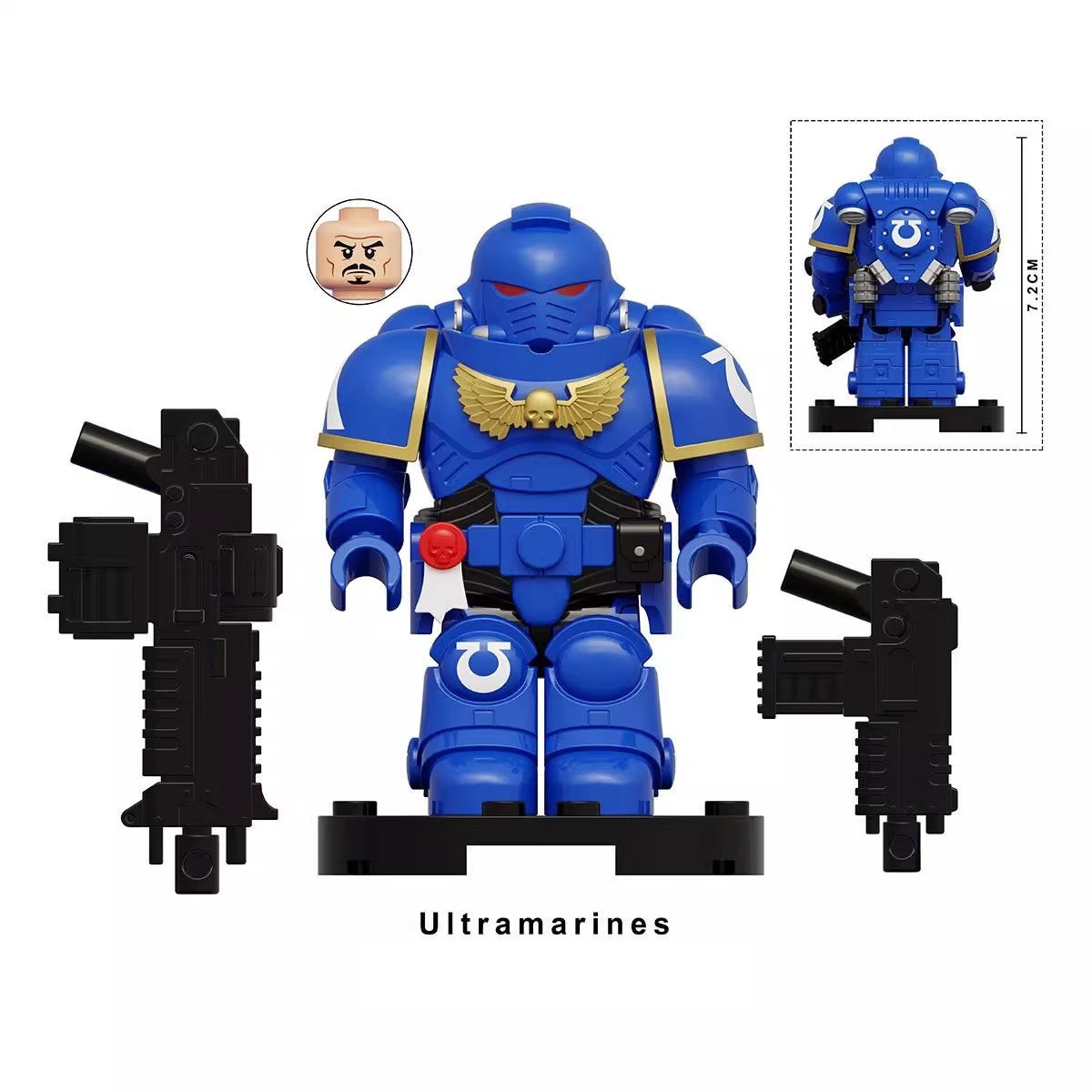 Warhammer 40K Ultramarines Minifigures (Big Figures) KT