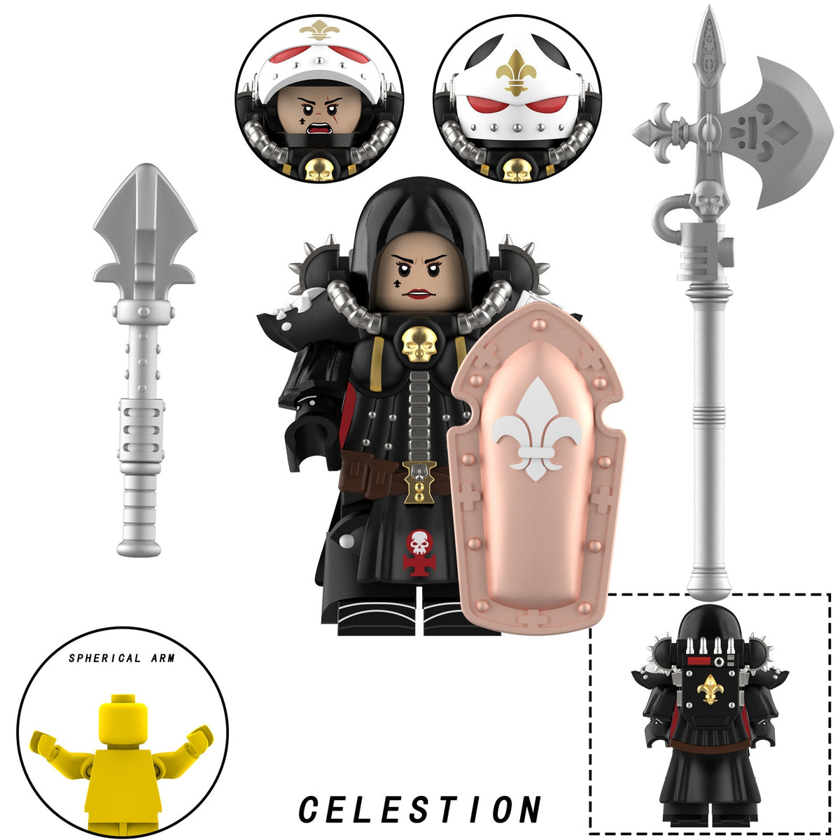Warhammer 40K Battle Nun Seraph Assortment Minifigures Set