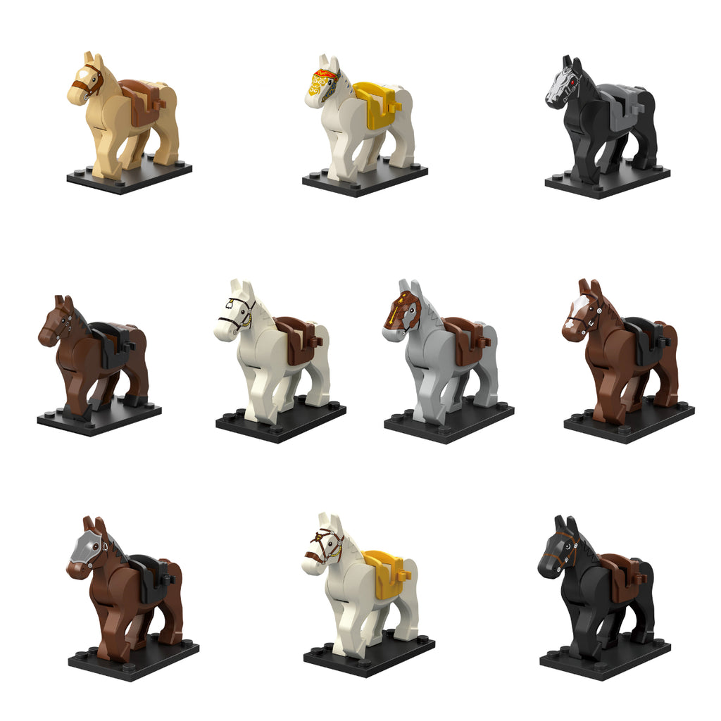 Horses For Building Block Minifigures Assortment