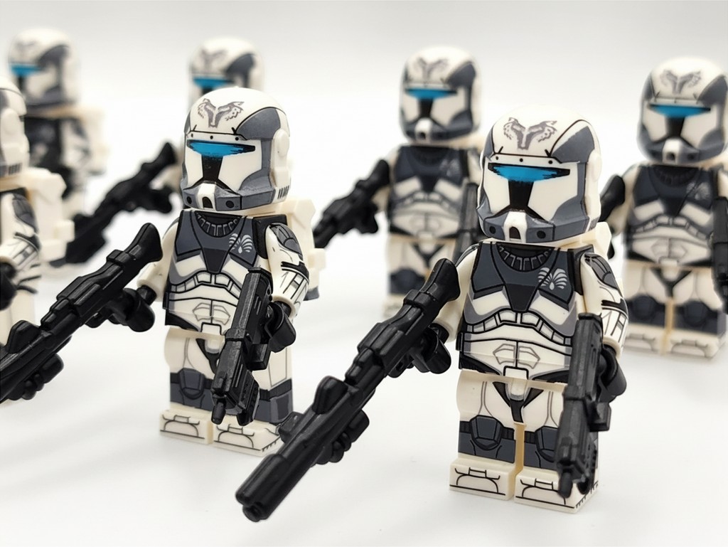 Star Wars 104th Wolfpack Clone Commandos Custom Minifigures Set WM