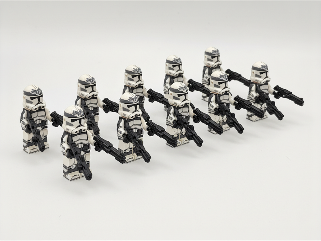 Star Wars Wolfpack Clone Troopers New 2022 Model Minifigures Set