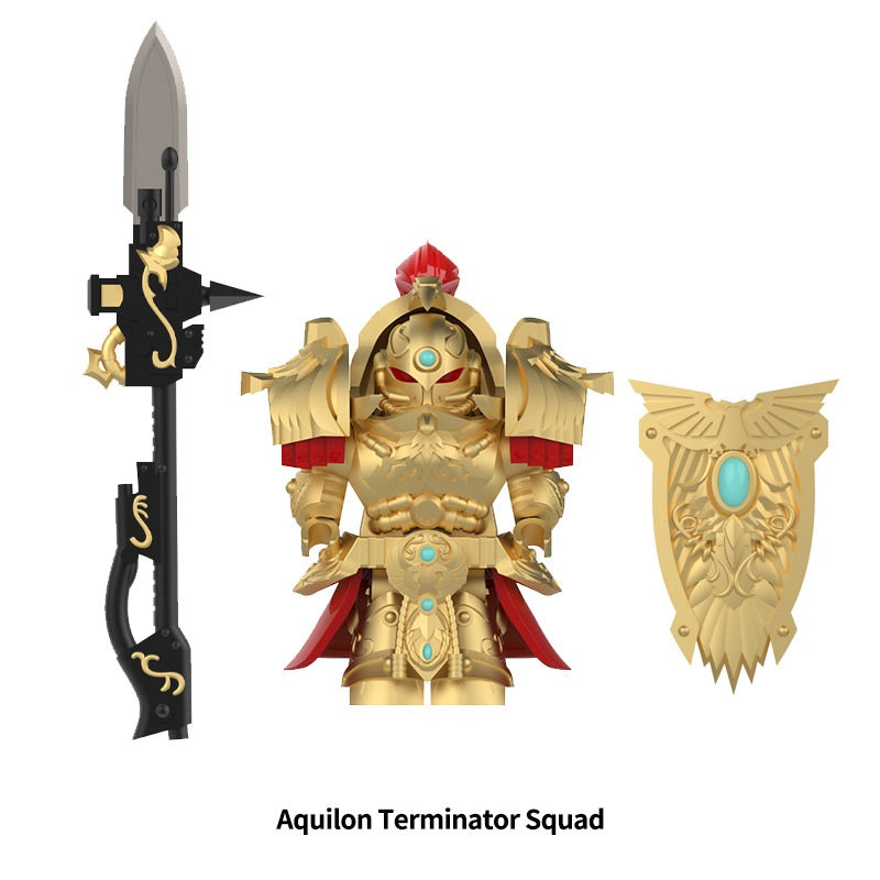 Warhammer 40K Aquilon Terminator Squad Custom Minifigures