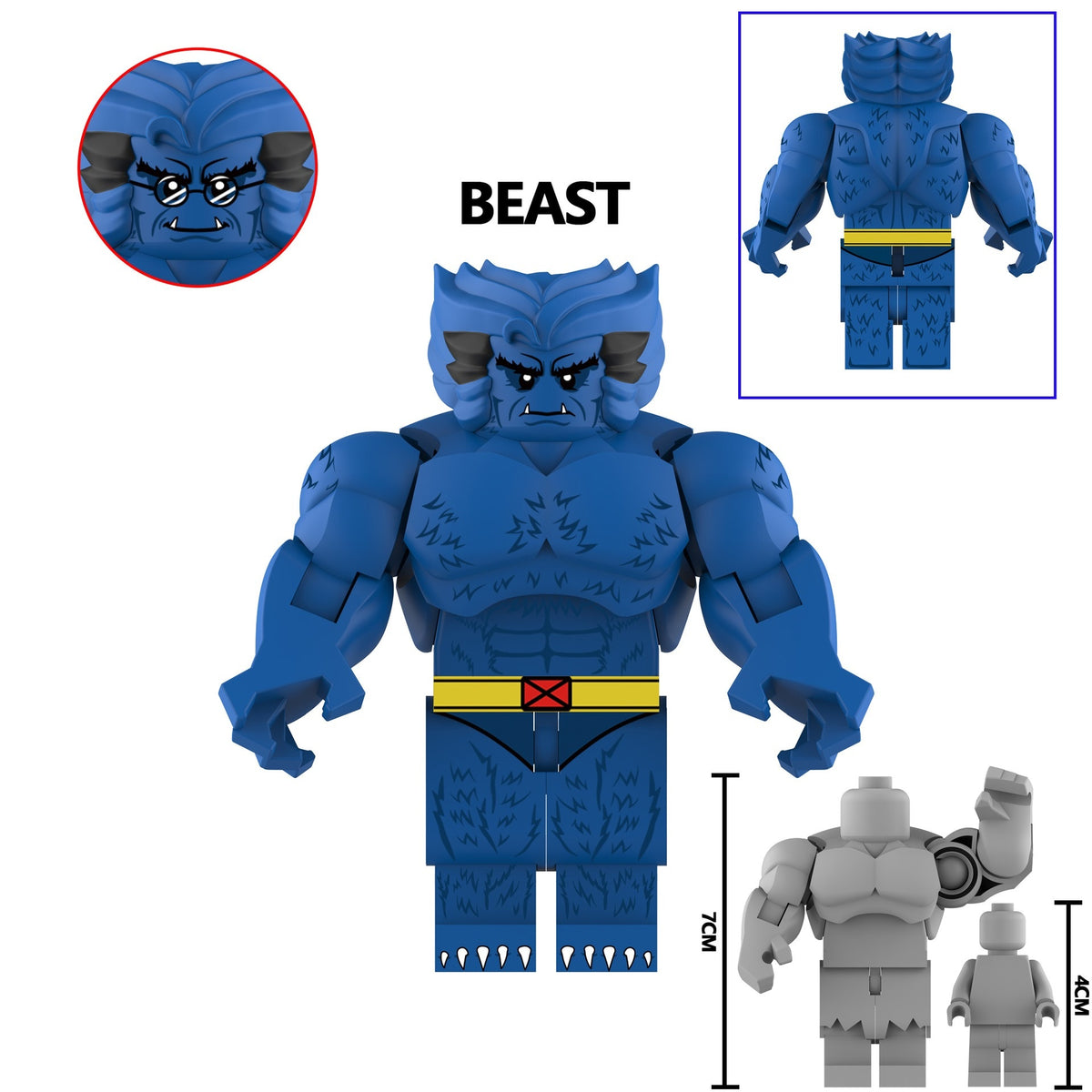 Marvel Super Heroes Custom Hulk Big Minifigures AF 5