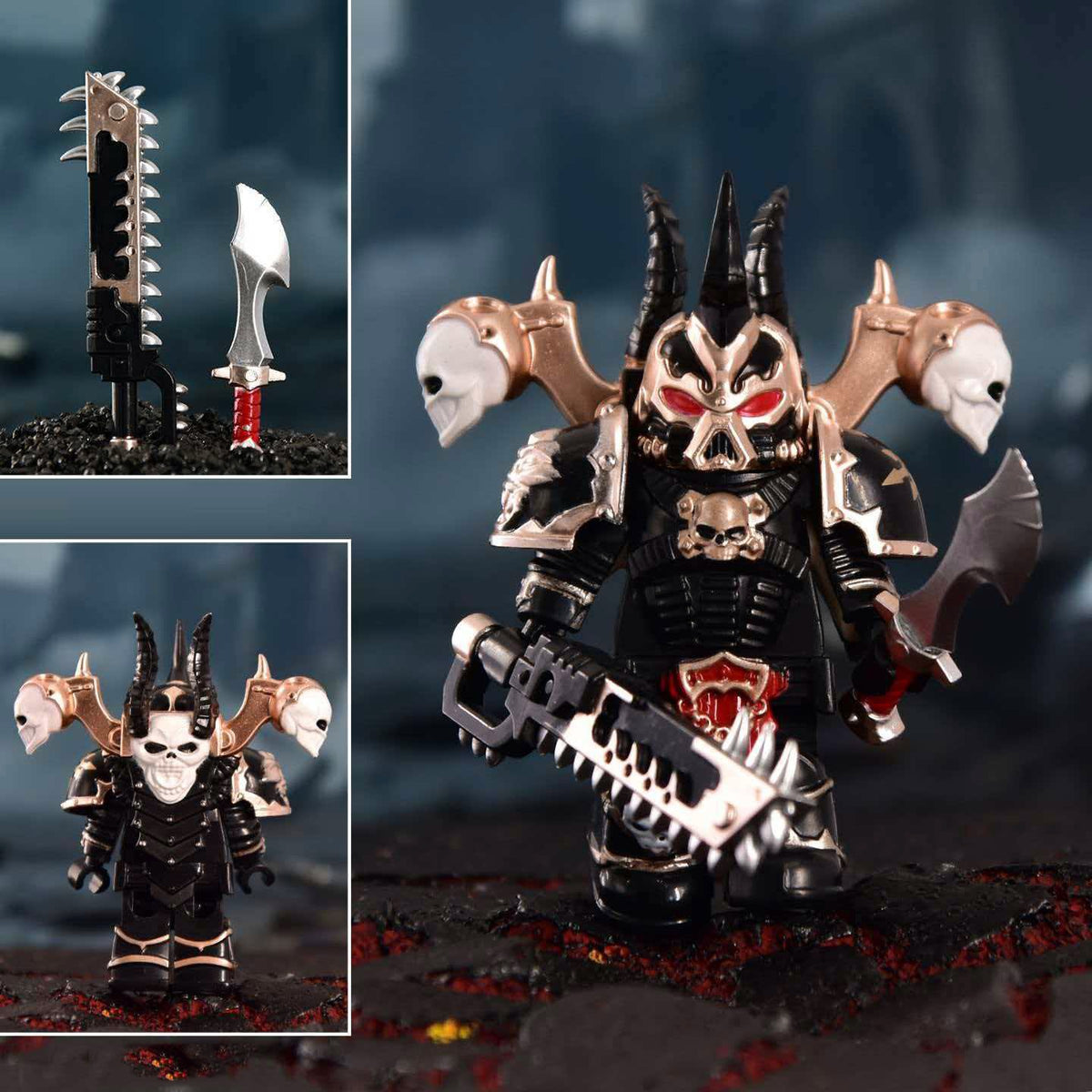 Warhammer 40K Chaos Space Marines Minifigures