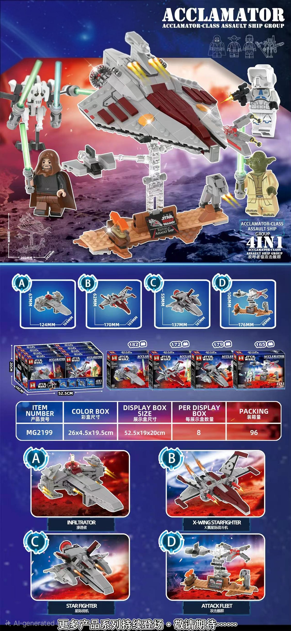 Star Wars Mini Building Block Sets MG