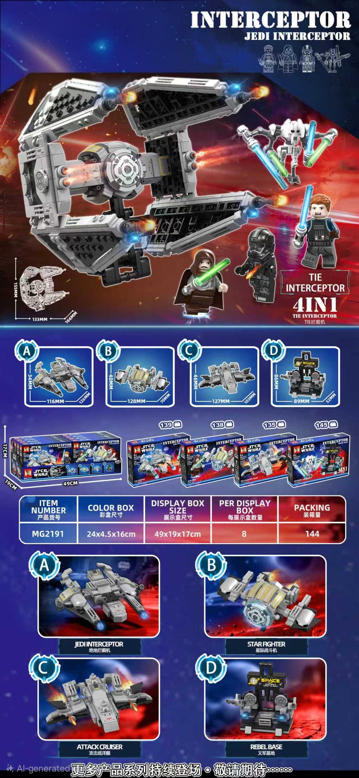 Star Wars Mini Building Block Sets MG