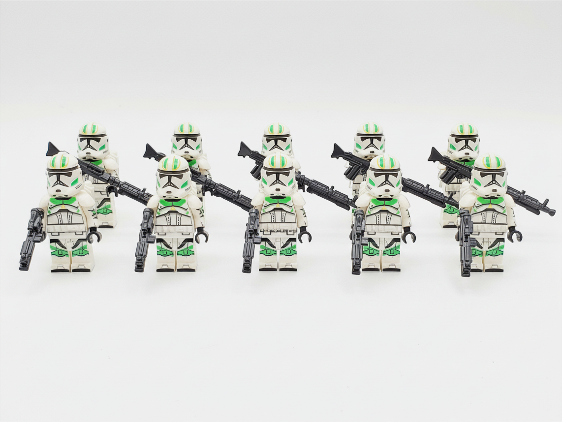 Star Wars Horn Company Armored Clones  x10 Minifigures Set