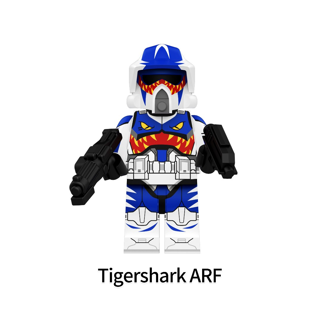 Star Wars Tigershark Clone Troopers Custom Minifigures